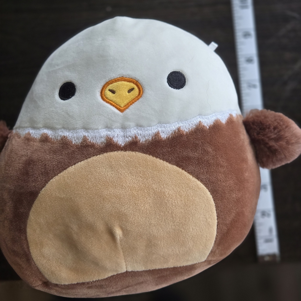 Plush Eagle Toy - Brown and White